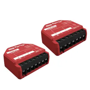 Smart switch Shelly SHELLY_1PM_GEN3_2ER — wireless 110–240V, 1.2W consumption, max 240V, plastic housing, 42×16×37 mm, pack of 2