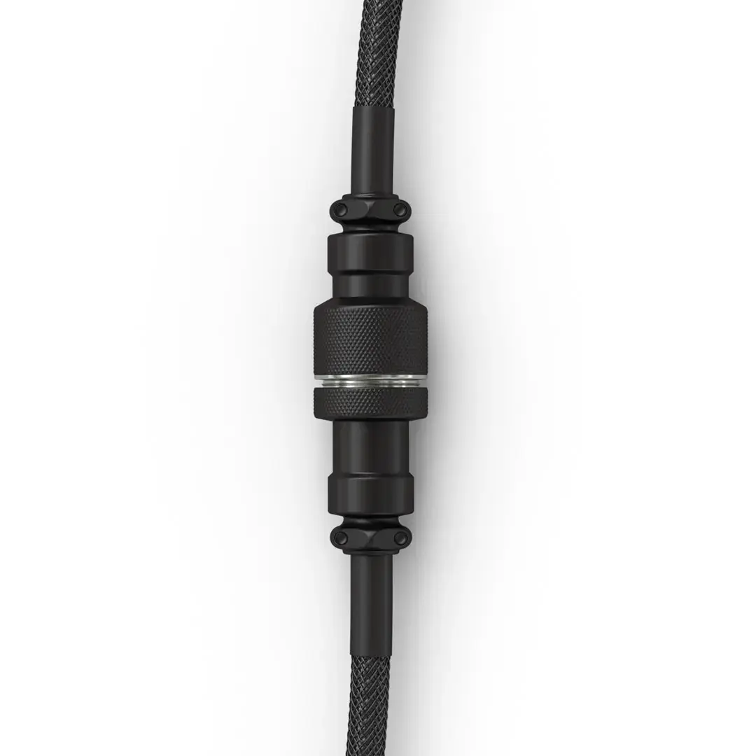 Спиральный USB-кабель GLORIOUS GMMK Phantom Black 1,5 м Photo 4