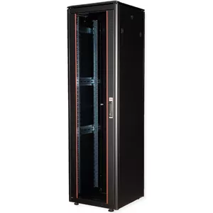 Freestanding rack ROLINE 19-inch Network Cabinet Pro 42U 600x600 Glass door black