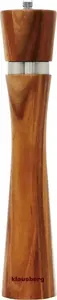 Piparu dzirnaviņas Klausberg KB-7593 — akācijas koks, 31,5 cm augstums, manuāla garšvielu dzirnava
