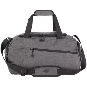 Duffel bag 4F U104 by 4F, gray melange, model 4FWSS24ABAGU104, compact 25L capacity