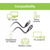 TECHLY USB-C — Gigabit Ethernet RJ45 Cat6 1 м Photo 10
