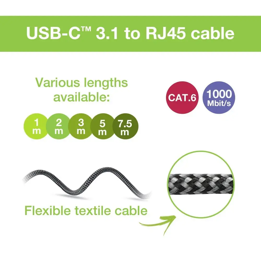 Techly ICOC U3C-RJ45-030 tīkla kabelis Photo 2