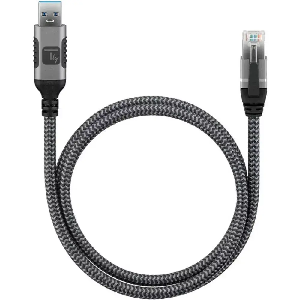 TECHLY USB-A на Gigabit Ethernet RJ45 кабель 1 м Photo 2