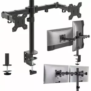 Monitor mount Mozos MS03 for 17–32 inch screens, adjustable arm, VESA compatible
