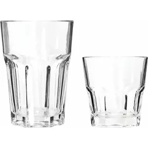 Drinking glasses set Excellent Houseware 12 pcs — 230 ml & 330 ml