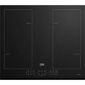 Beko HII64206F2MT Черный Встроенный 60 cm Плита с зонами индукции 4 зона(ы)