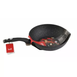 Wok Pan Berretti Tivano 28 cm — 28 cm diameter carbon steel cooking wok