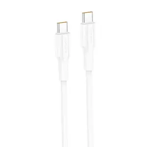 Кабель USB-C на USB-C FONENG XS01, 60 Вт, 1 м, белый