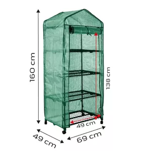 Cold frame / greenhouse NEO tools 15-903, depth 160 mm, single piece