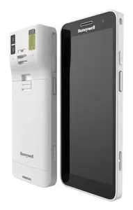 Honeywell CT37 Handheld Mobile Computer, 6-inch Touchscreen, Qualcomm 2.4 GHz, 8 GB RAM, 128 GB Flash, Android 14, Barcode Reader, White