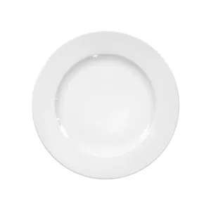 Porcelain fish serving plate Seltmann Weiden 28 cm — MERAN model, durable porcelain, flat presentation surface
