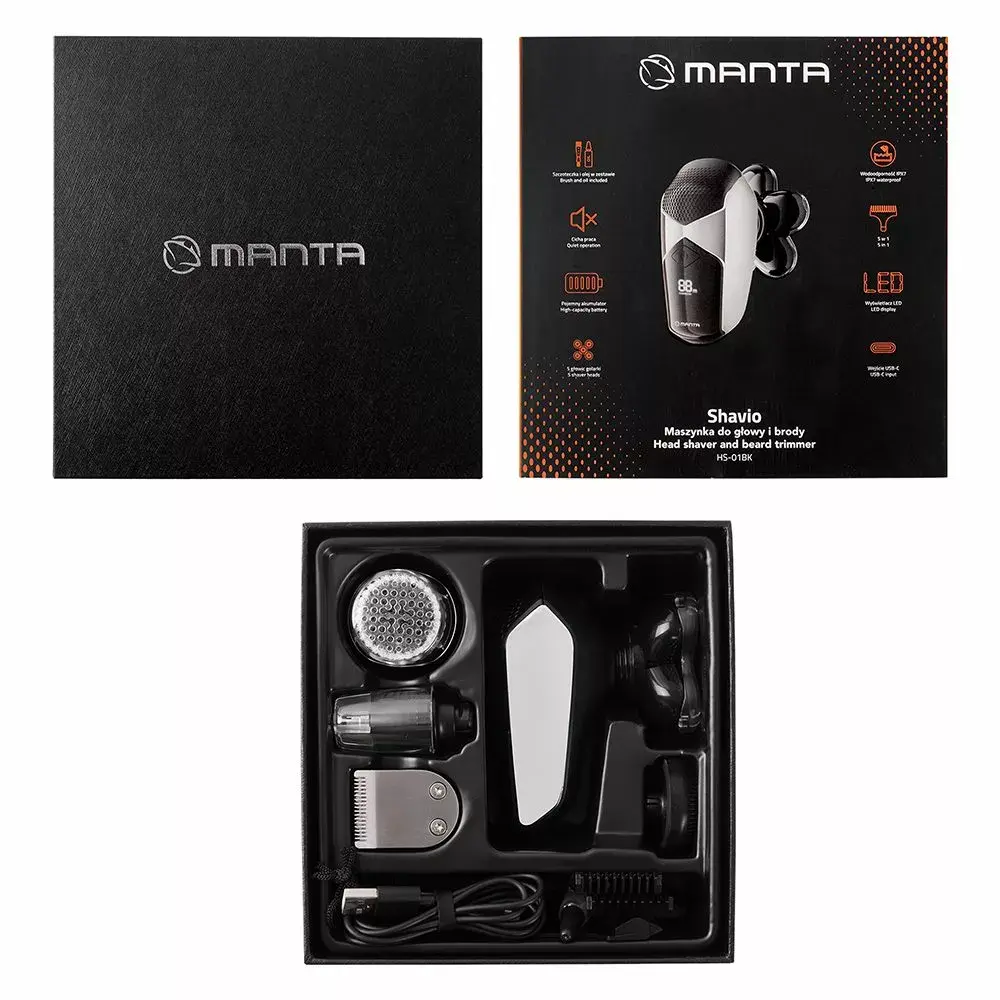 Накладные проводные наушники MANTA HS-01BK Photo 10