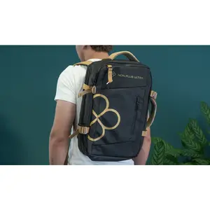 Mugursoma Ultron Rucksack NPU 17" melna/zelta — paredzēta 17" portatīvajam, modelis 478251