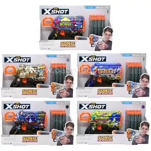 Toy blaster XSHOT Sonic 8 — compact foam dart gun, 8-dart capacity, model 36679