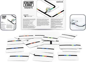 Ozobot magnētiskā krāsu kodu komplekts – 035016-01, izglītojošas kodēšanas flīzes Ozobot robotiem