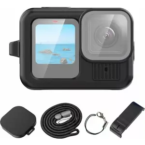 Protective Set: Case, Cover, Cap, Flap, Belt for Puluz GoPro HERO 13 BLACK, Waterproof, Durable