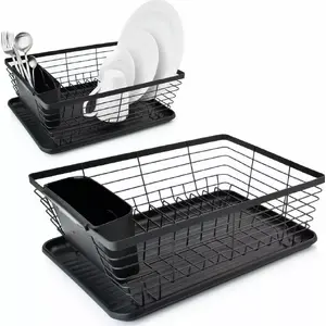 Dish Drainer Vilde 36×30×14.5 cm black model 150621