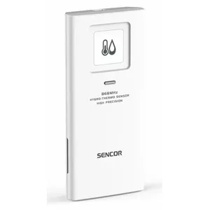 Датчик температуры и влажности SENCOR SWSTH8600989812500 — уличный термо-гигро датчик, -40°C–60°C, 1%–99% ВВ, 868 МГц, до 150 м