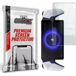 Hybrid screen protector GrizzGlass HybridGlass for PlayStation Portal — tempered hybrid glass protector