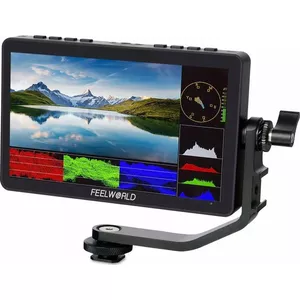 6" Видеомонитор Feelworld F5 Pro V4 — полевой накамерный монитор 5.5–6" для HDMI/SDI камер
