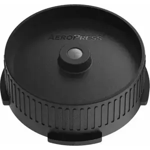 AeroPress Flow Control Filter Cap accessory — overlay filter cap, black, compatible with AeroPress, 1 pc