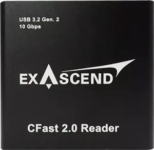 CFast 2.0 Card Reader Exascend EXCRCFT1 — CFast 2.0 interface, USB connectivity