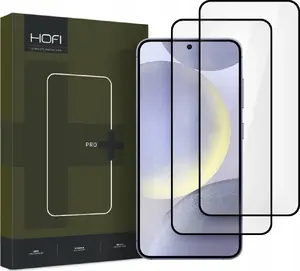 Закалённое защитное стекло Hofi Glass Pro+ 2 шт. для Samsung Galaxy S25, чёрное