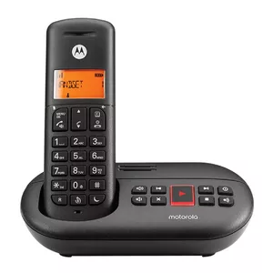 DECT телефон Motorola E211 Caller ID Черный Беспроводной телефон