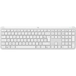 Logitech K950 Signature Slim Keyboard Office RF Wireless Bluetooth AZERTY French White