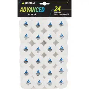 Galda tenisa bumbiņas JOOLA Advanced Train 40+ 24 gab. — treniņu 40+ plastmasas bumbiņas