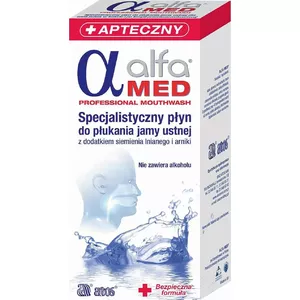 Mutes skalojamais ALFA Alfa Med 200 ml – mutes skalošanas šķīdums