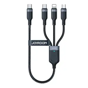 Joyroom Multi-function USB to USB-C/Lightning/microUSB Cable S-A18 — 2x USB-C, Lightning, microUSB, USB-A