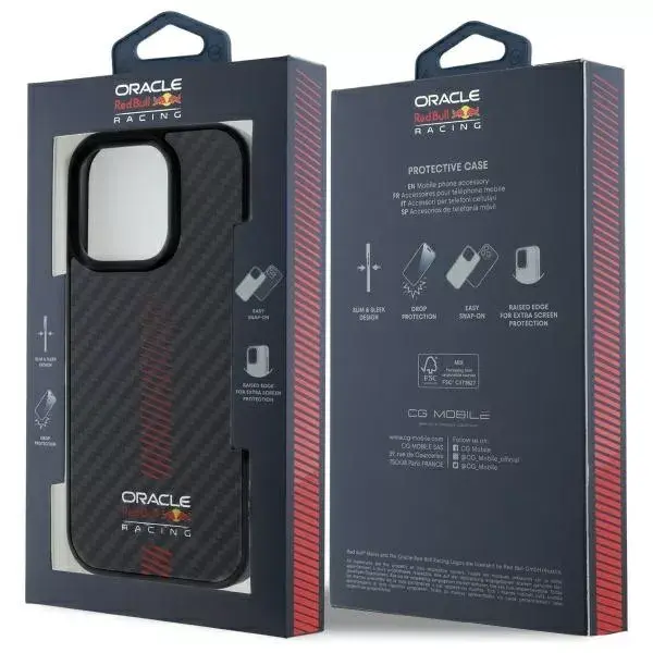Жесткий чехол Red Bull RBHMP15X24CFGSMK для iPhone 15 Pro Max Photo 2