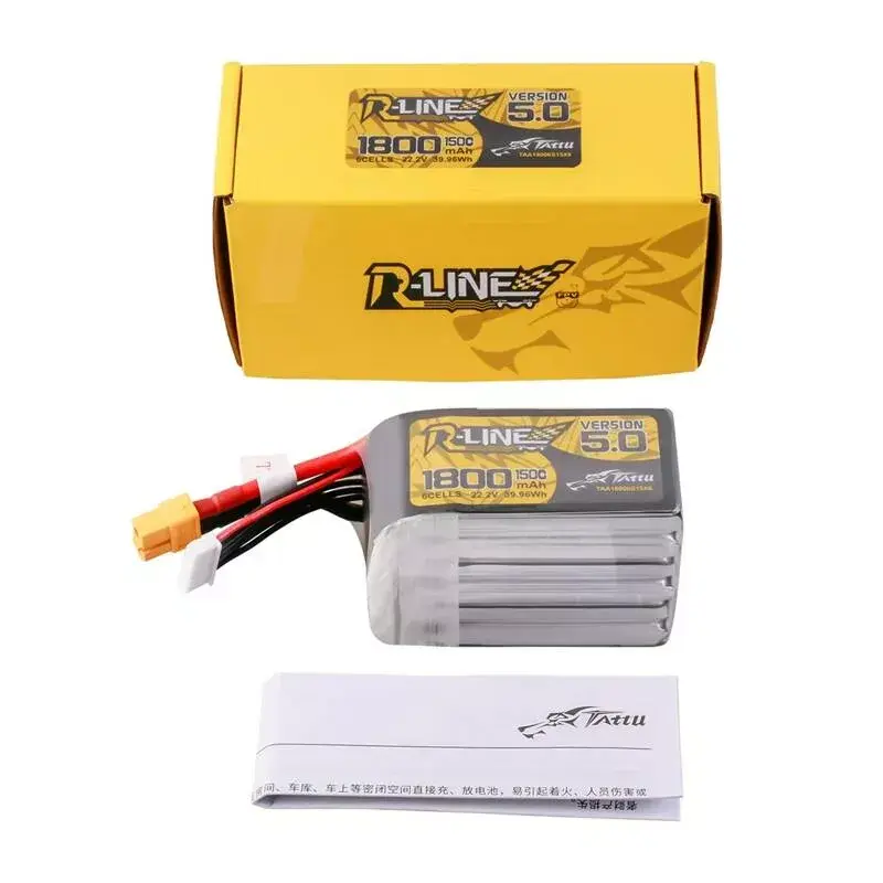Аккумулятор Tattu Lipo R-Line Version 5.0 1800mAh 6S Photo 5