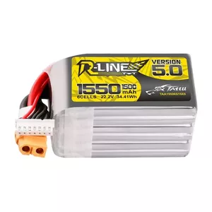 Akumulators LiPo Tattu R-Line Version 5.0 1550mAh 22.2V 150C 6S (RC/FPV)