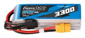 Gens ace Redline 2.0 Series 8500mAh 7.6V 140C 2S1P HardCase HV LiPo battery pack