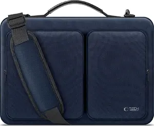 Сумка для ноутбука Tech-Protect Defender для 15–16 дюймов, тёмно-синяя
