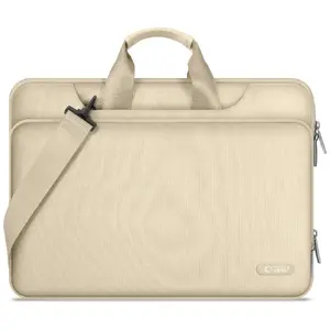 Чехол‑конверт Tech‑Protect PocketBag для ноутбуков 15–16" бежевый