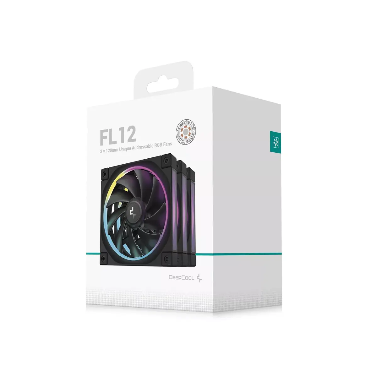 DeepCool FL12 120 mm ventilatoru komplekts (3) Photo 8