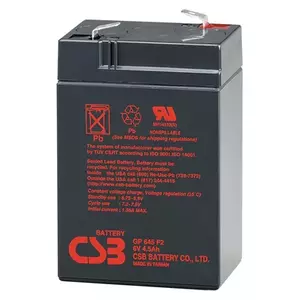 CSB GP645 UPS akumulators Slēgtā svina skābes VRLA 6 V 840 g