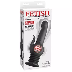 Vibrators Pipedream Pogo Thruster, silikona, uzlādējams, kopējais garums 23.5 cm, ievadāms 13.4 cm, Ø 3.9 cm