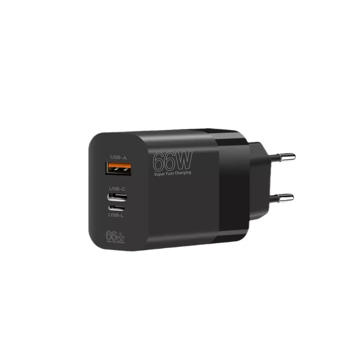 Зарядное Riff RF-66W 66W с 2 USB-C и USB-A Photo 2