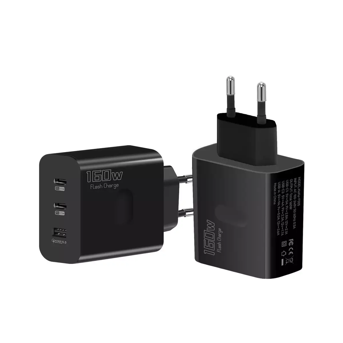 Lādētājs Riff RF-160W 160W QC5.0 Dual PD Photo 2