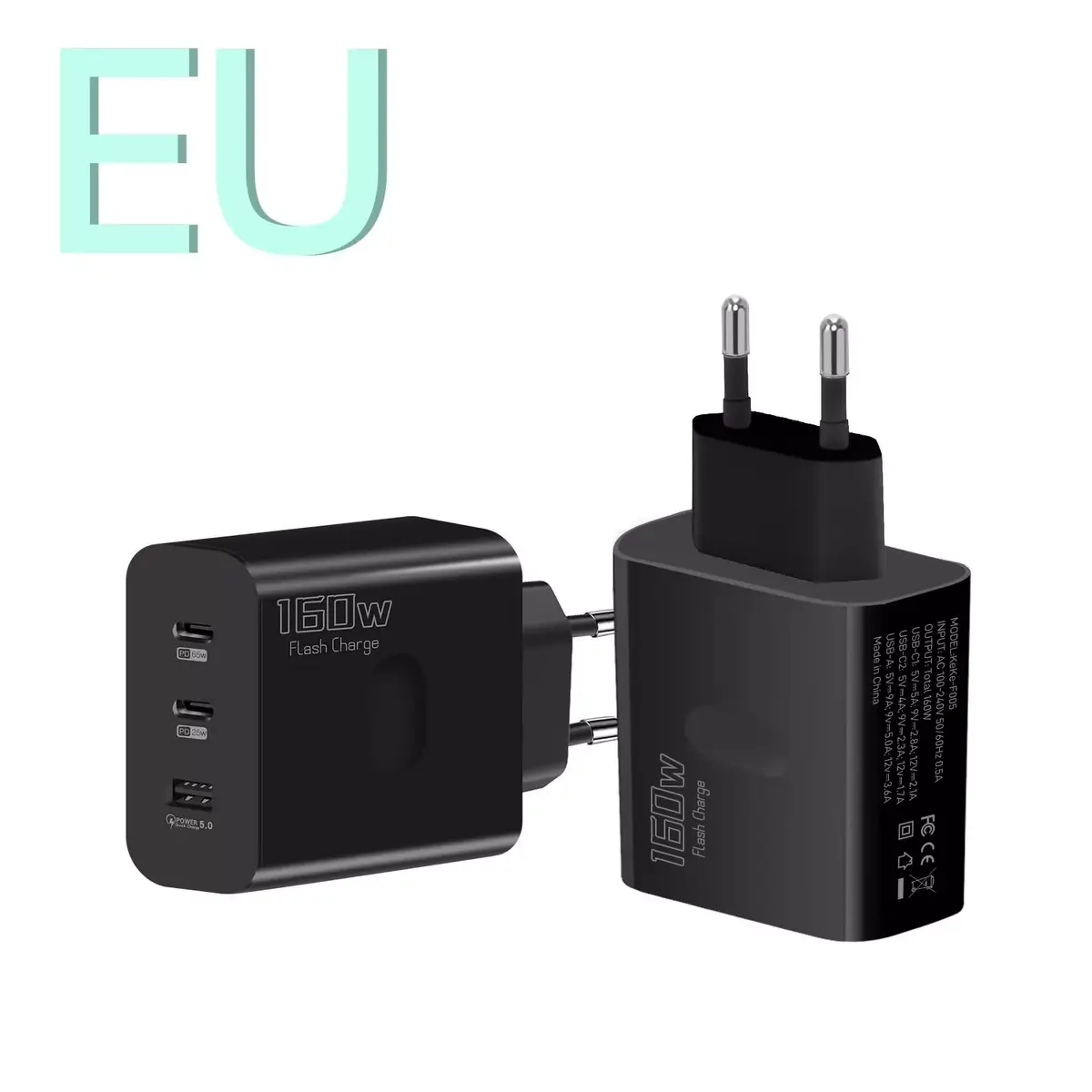 Lādētājs Riff RF-160W 160W QC5.0 Dual PD Photo 6