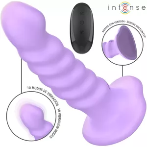 Vibrators INTENSE Silikons Violets M Spirāles Dizains 10 Vibrācijas Ar Tālvadību