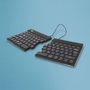 Эргономичная клавиатура R-GO Tools R-Go Split Break, мини, беспроводная, Bluetooth, ножничный механизм, QWERTY UK, черная