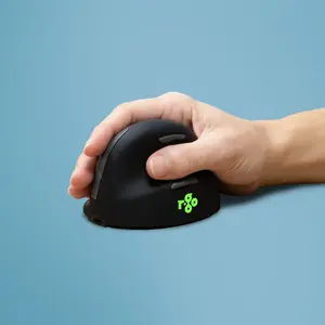 R-Go Tools Ergonomic Mouse R-Go HE Break Large Right-Handed Wireless Bluetooth Optical 2400 DPI Black with Break Software
