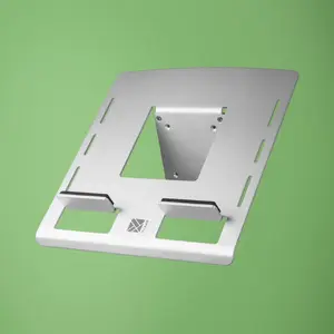 R-Go Tools Модуль держателя ноутбука R-Go Morelia для кронштейнов Caparo и Zepher Алюминий Серебристый Нагрузка 10 кг Мин. диагональ 10" VESA 75x75 и 100x100 мм