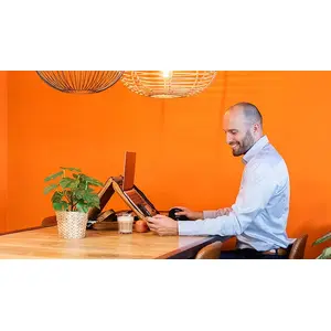 Ergonomic on-the-go -  With integrated laptop stand